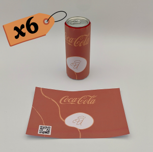 Etiquette Coca Cola  X6
