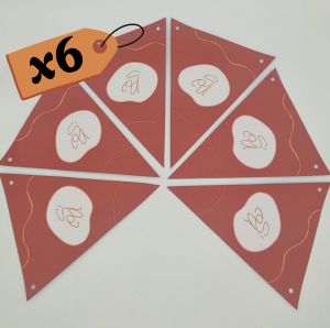 Guirlandes de fanion X6